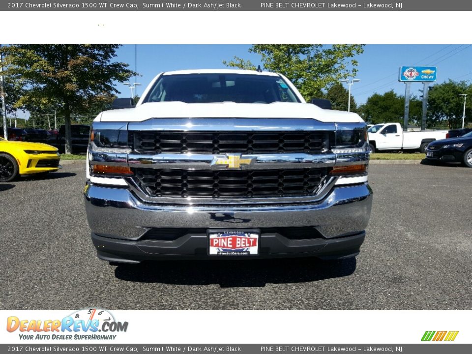 2017 Chevrolet Silverado 1500 WT Crew Cab Summit White / Dark Ash/Jet Black Photo #2