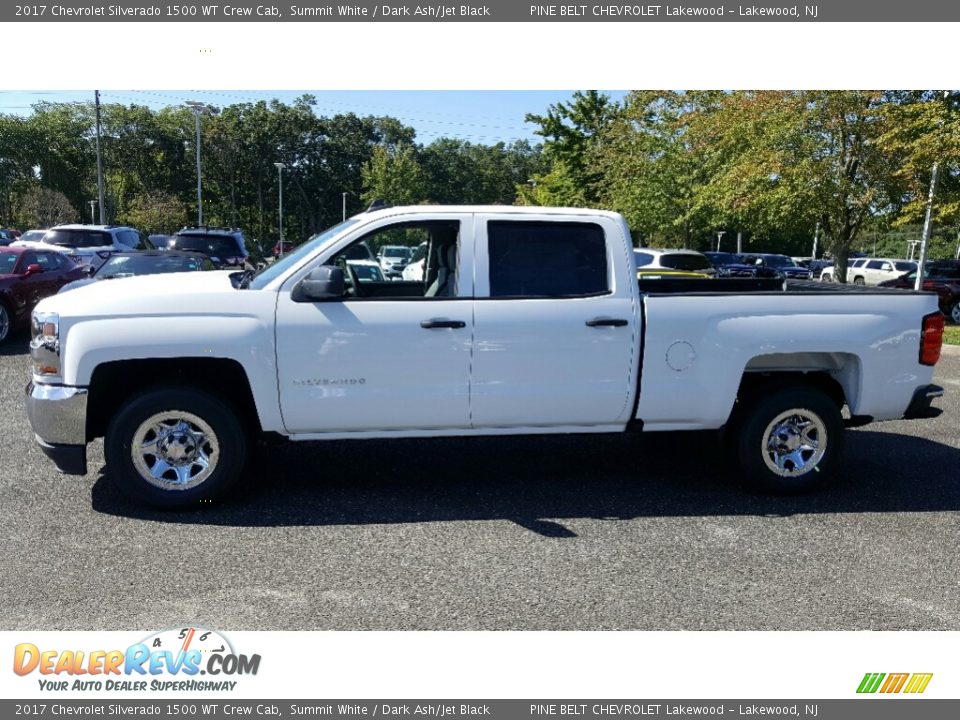 2017 Chevrolet Silverado 1500 WT Crew Cab Summit White / Dark Ash/Jet Black Photo #3