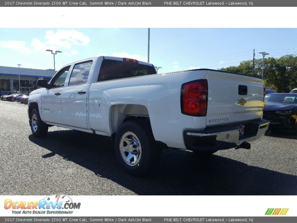 2017 Chevrolet Silverado 1500 WT Crew Cab Summit White / Dark Ash/Jet Black Photo #4
