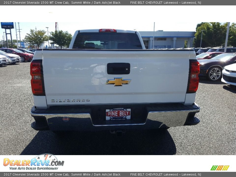 2017 Chevrolet Silverado 1500 WT Crew Cab Summit White / Dark Ash/Jet Black Photo #5