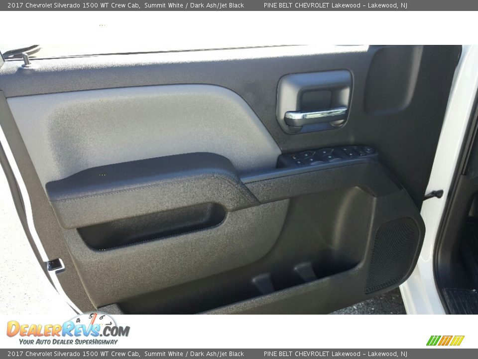 2017 Chevrolet Silverado 1500 WT Crew Cab Summit White / Dark Ash/Jet Black Photo #6