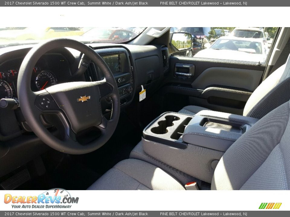 2017 Chevrolet Silverado 1500 WT Crew Cab Summit White / Dark Ash/Jet Black Photo #8