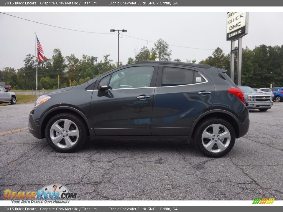 2016 Buick Encore Graphite Gray Metallic / Titanium Photo #4