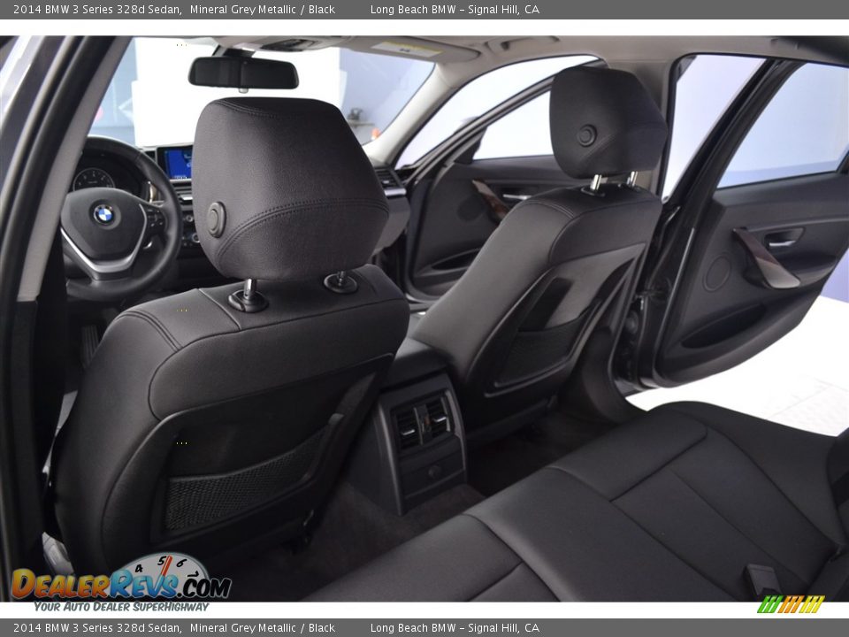 2014 BMW 3 Series 328d Sedan Mineral Grey Metallic / Black Photo #14