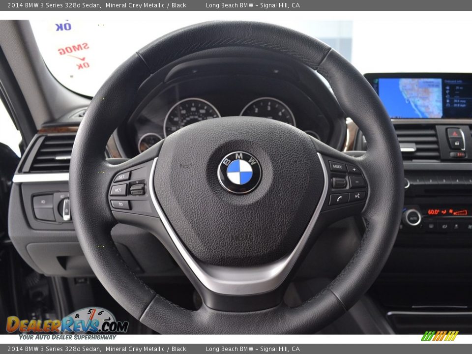 2014 BMW 3 Series 328d Sedan Mineral Grey Metallic / Black Photo #30