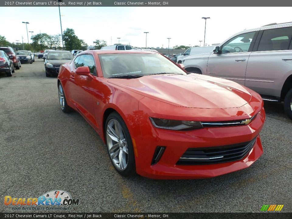 2017 Chevrolet Camaro LT Coupe Red Hot / Jet Black Photo #3