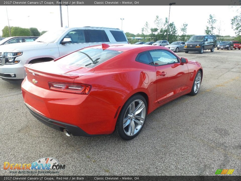2017 Chevrolet Camaro LT Coupe Red Hot / Jet Black Photo #5