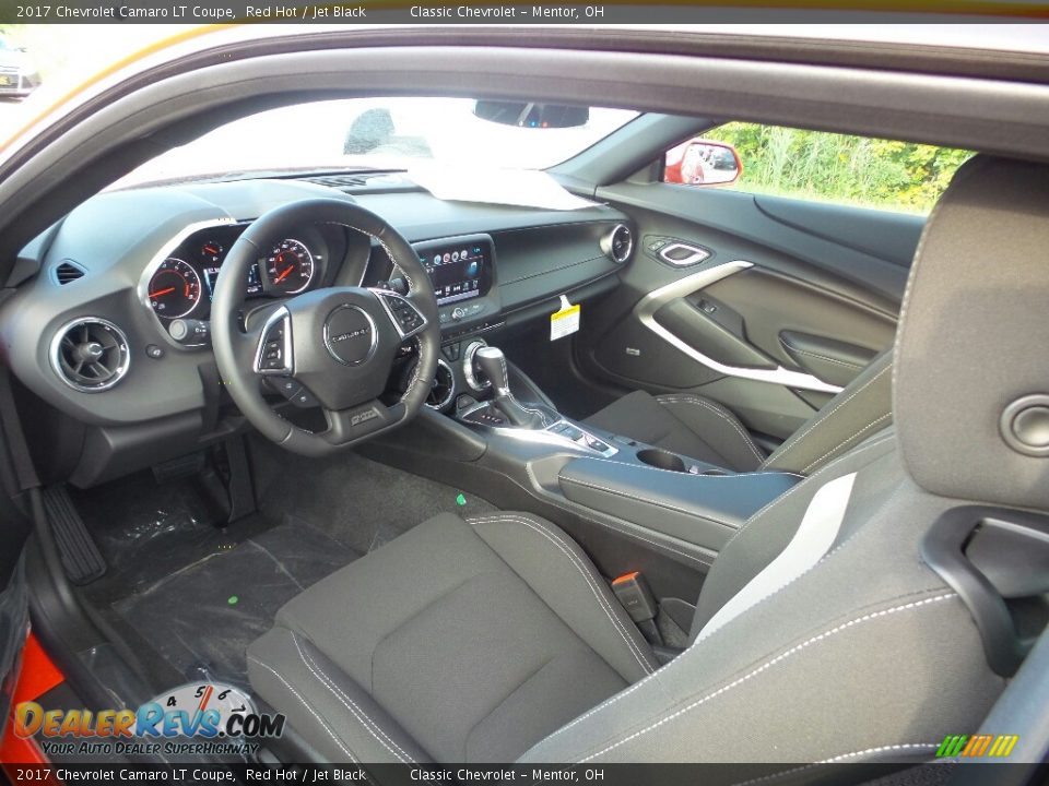 Jet Black Interior - 2017 Chevrolet Camaro LT Coupe Photo #7