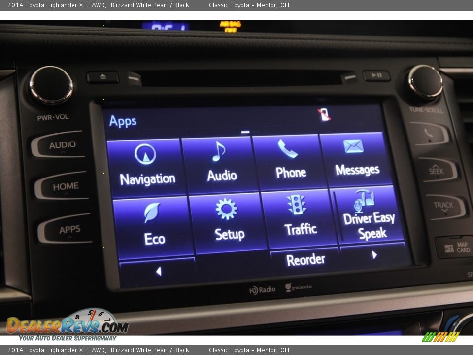 2014 Toyota Highlander XLE AWD Blizzard White Pearl / Black Photo #9