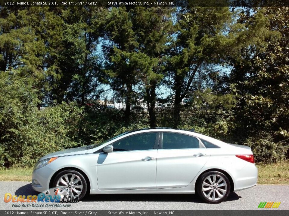 2012 Hyundai Sonata SE 2.0T Radiant Silver / Gray Photo #1