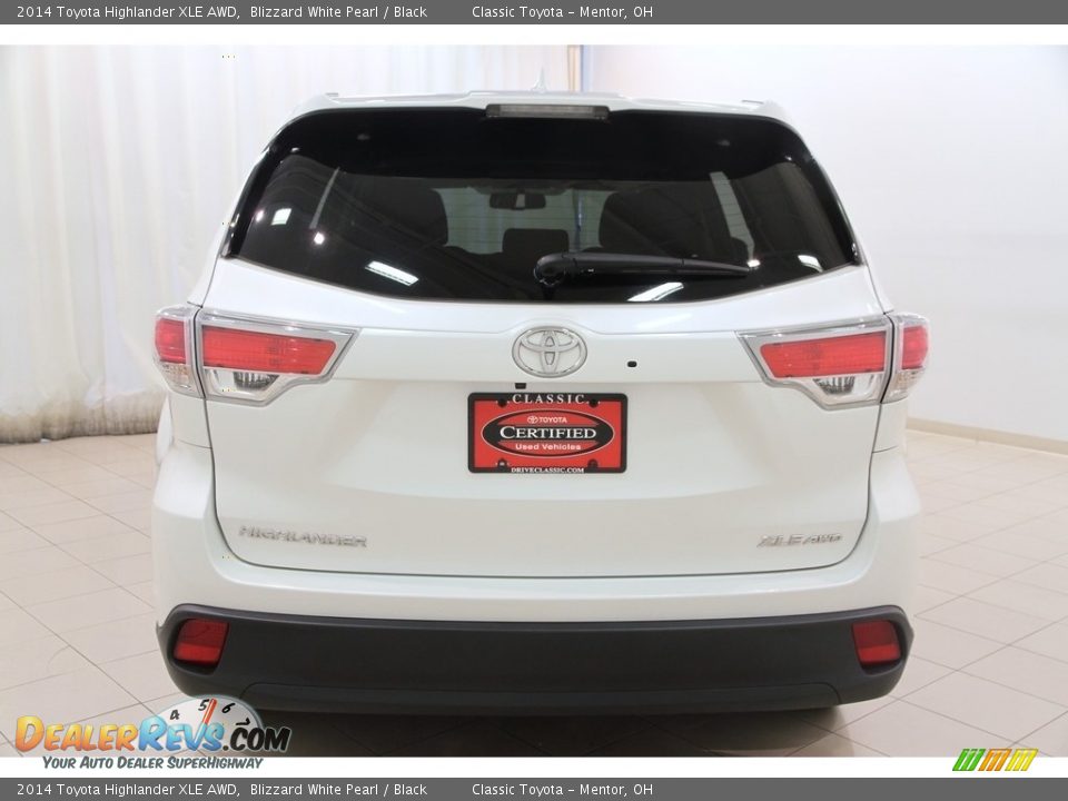 2014 Toyota Highlander XLE AWD Blizzard White Pearl / Black Photo #20