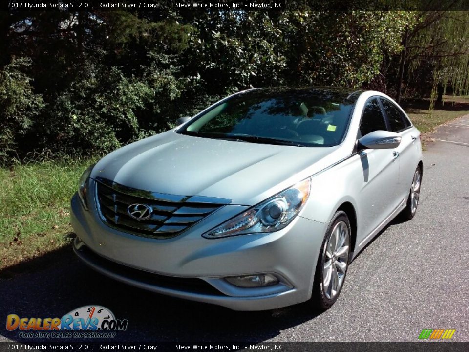 2012 Hyundai Sonata SE 2.0T Radiant Silver / Gray Photo #2