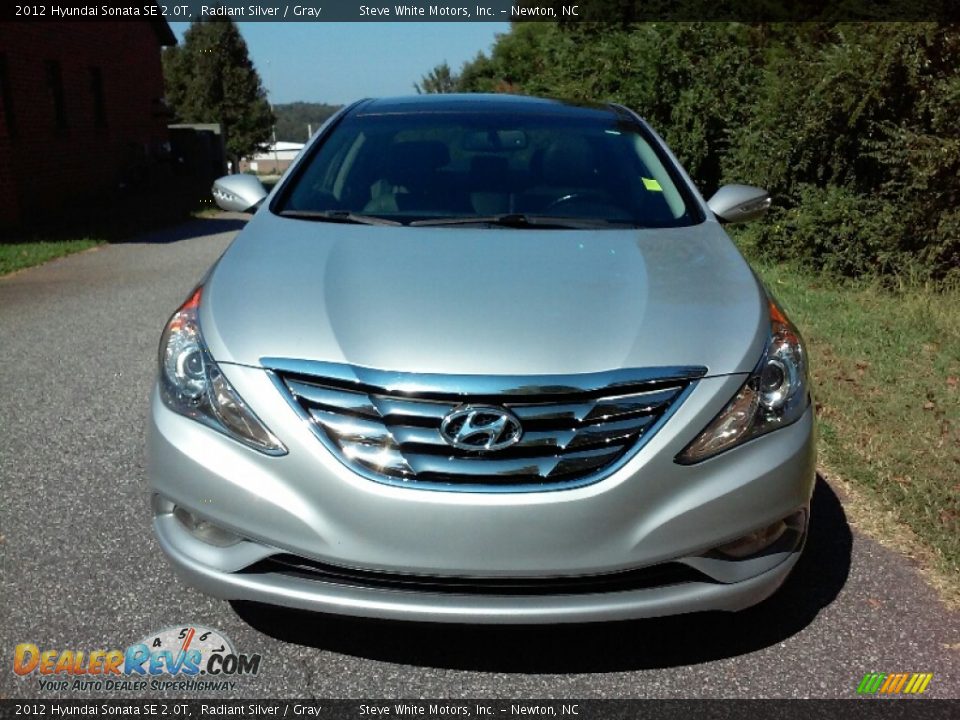 2012 Hyundai Sonata SE 2.0T Radiant Silver / Gray Photo #3