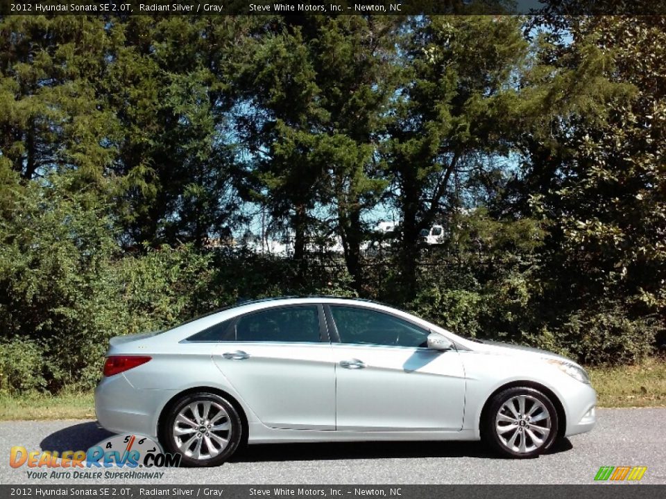 2012 Hyundai Sonata SE 2.0T Radiant Silver / Gray Photo #5