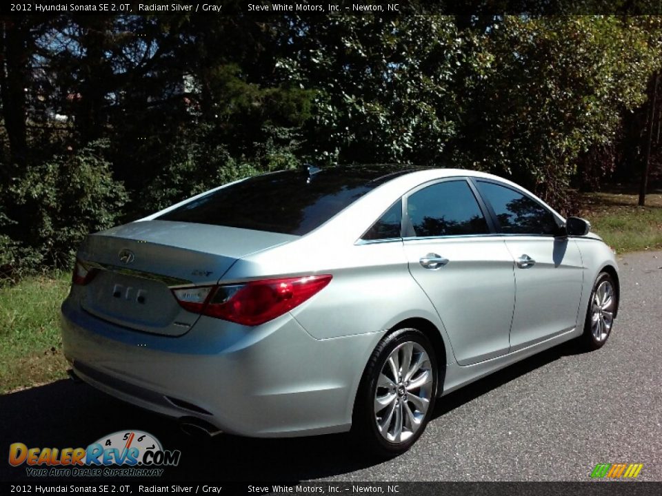 2012 Hyundai Sonata SE 2.0T Radiant Silver / Gray Photo #6