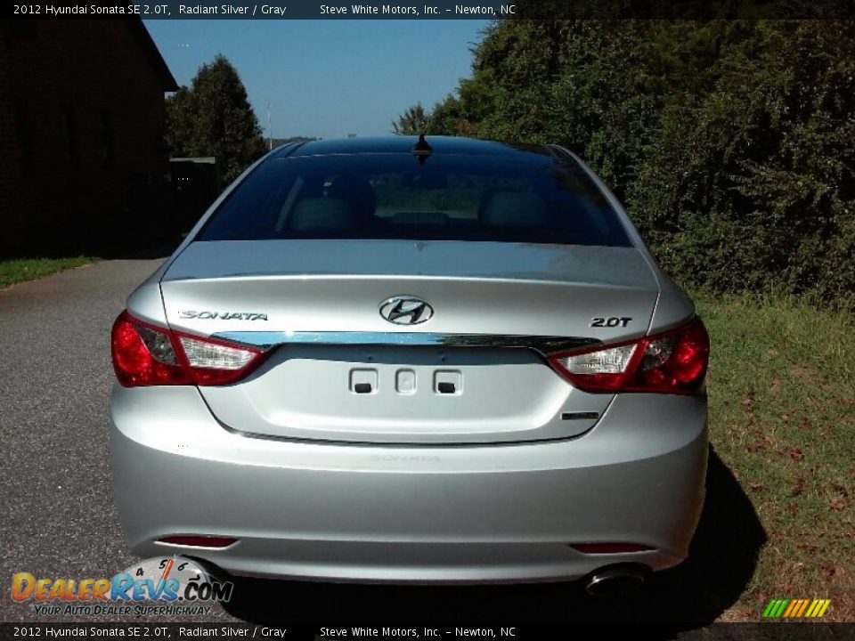 2012 Hyundai Sonata SE 2.0T Radiant Silver / Gray Photo #7