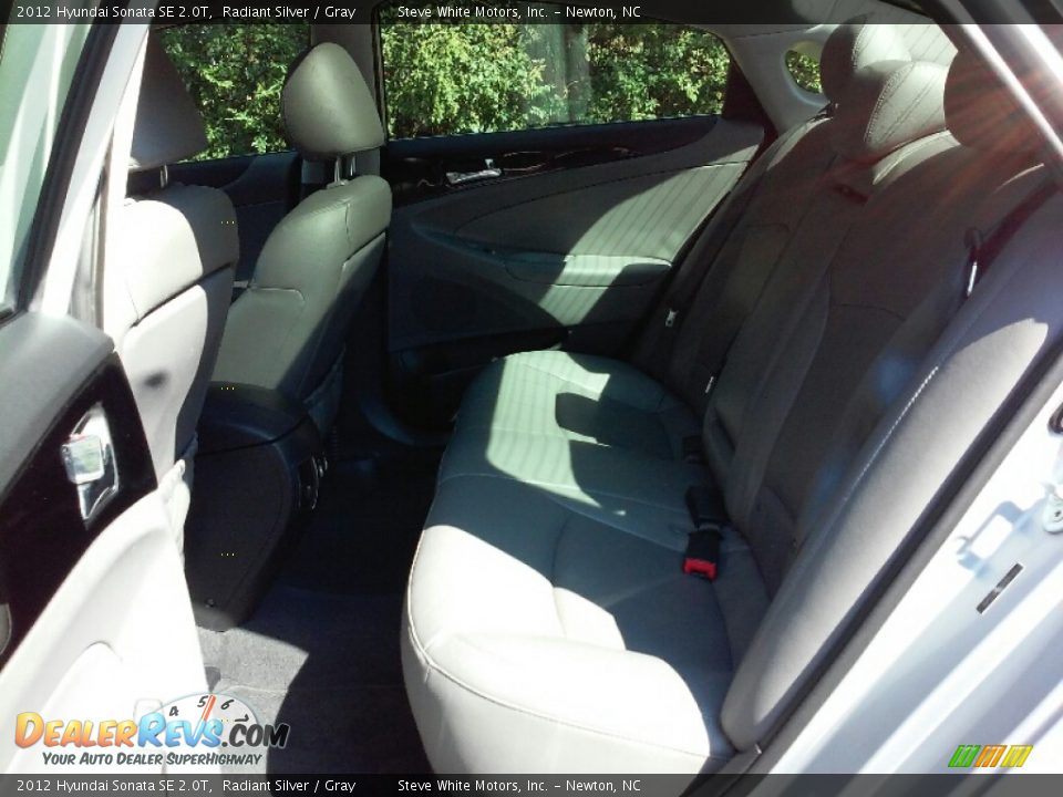 2012 Hyundai Sonata SE 2.0T Radiant Silver / Gray Photo #10