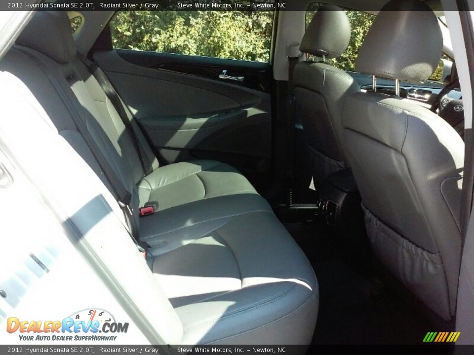 2012 Hyundai Sonata SE 2.0T Radiant Silver / Gray Photo #12