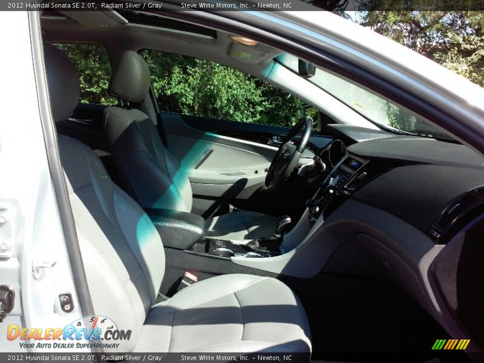 2012 Hyundai Sonata SE 2.0T Radiant Silver / Gray Photo #13