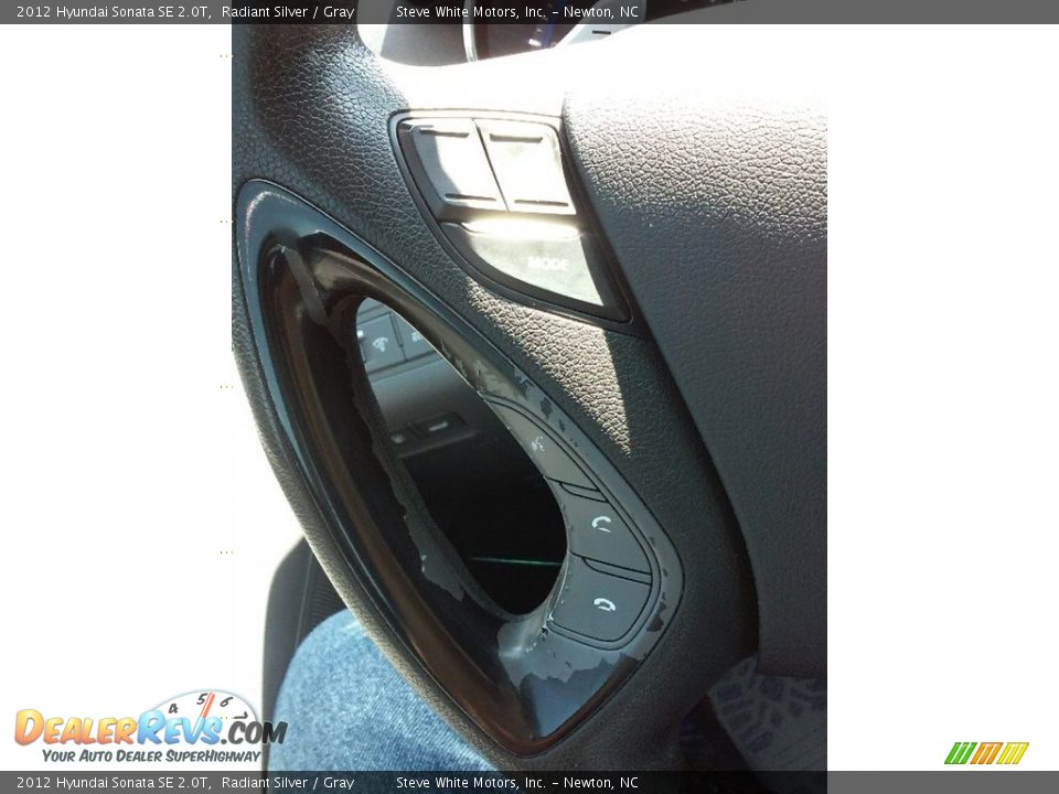 2012 Hyundai Sonata SE 2.0T Radiant Silver / Gray Photo #15