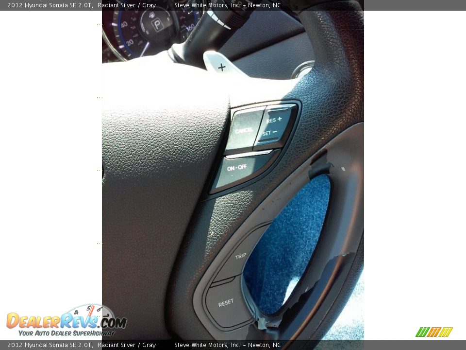 2012 Hyundai Sonata SE 2.0T Radiant Silver / Gray Photo #16