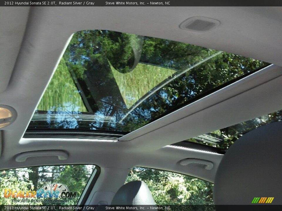 2012 Hyundai Sonata SE 2.0T Radiant Silver / Gray Photo #25