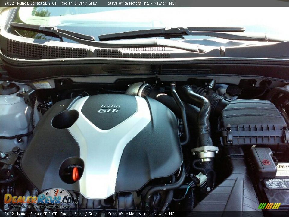 2012 Hyundai Sonata SE 2.0T Radiant Silver / Gray Photo #26