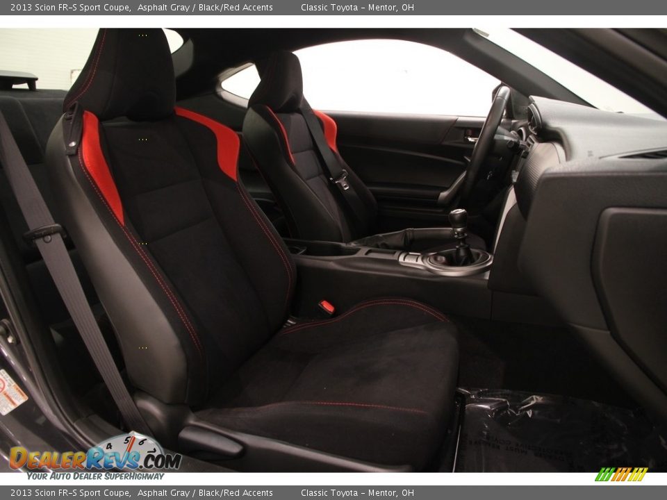 2013 Scion FR-S Sport Coupe Asphalt Gray / Black/Red Accents Photo #12