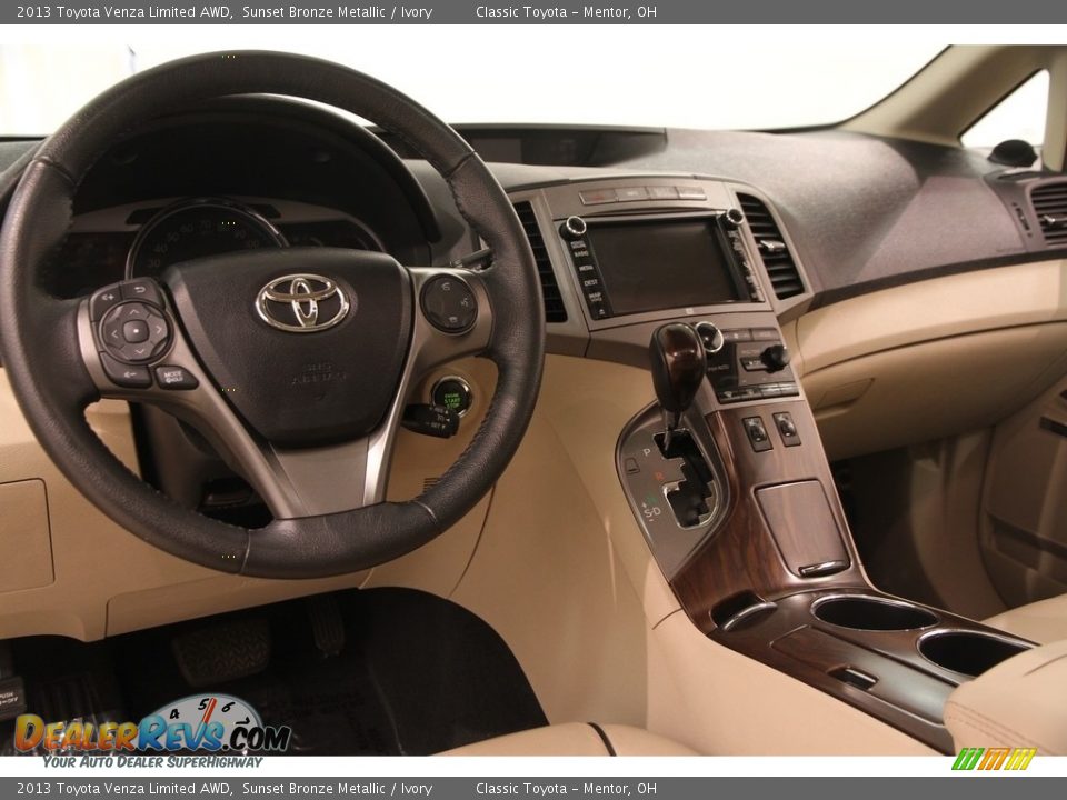 2013 Toyota Venza Limited AWD Sunset Bronze Metallic / Ivory Photo #9