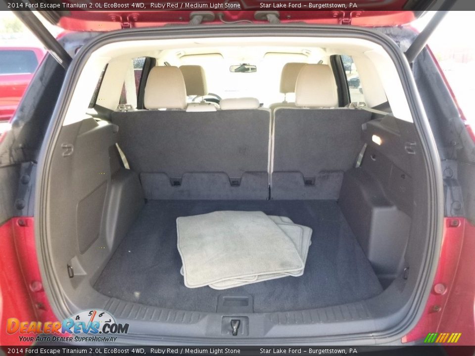 2014 Ford Escape Titanium 2.0L EcoBoost 4WD Ruby Red / Medium Light Stone Photo #7