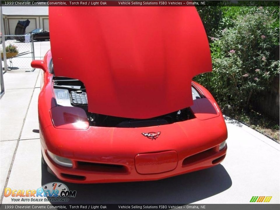 1999 Chevrolet Corvette Convertible Torch Red / Light Oak Photo #16
