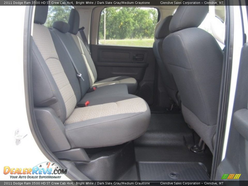 2011 Dodge Ram 3500 HD ST Crew Cab 4x4 Bright White / Dark Slate Gray/Medium Graystone Photo #15