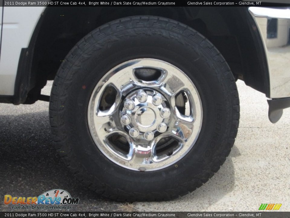 2011 Dodge Ram 3500 HD ST Crew Cab 4x4 Bright White / Dark Slate Gray/Medium Graystone Photo #24