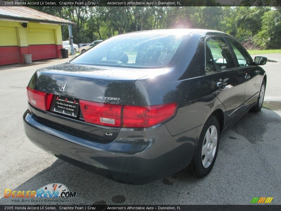 2005 Honda Accord LX Sedan Graphite Pearl / Gray Photo #3
