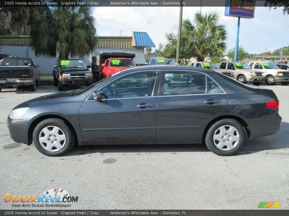 2005 Honda Accord LX Sedan Graphite Pearl / Gray Photo #6