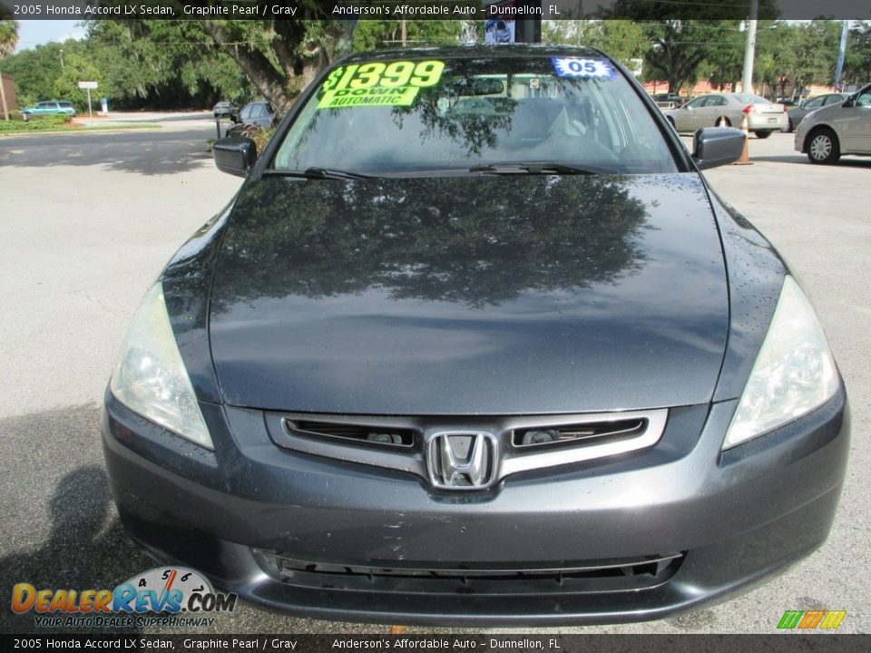 2005 Honda Accord LX Sedan Graphite Pearl / Gray Photo #8