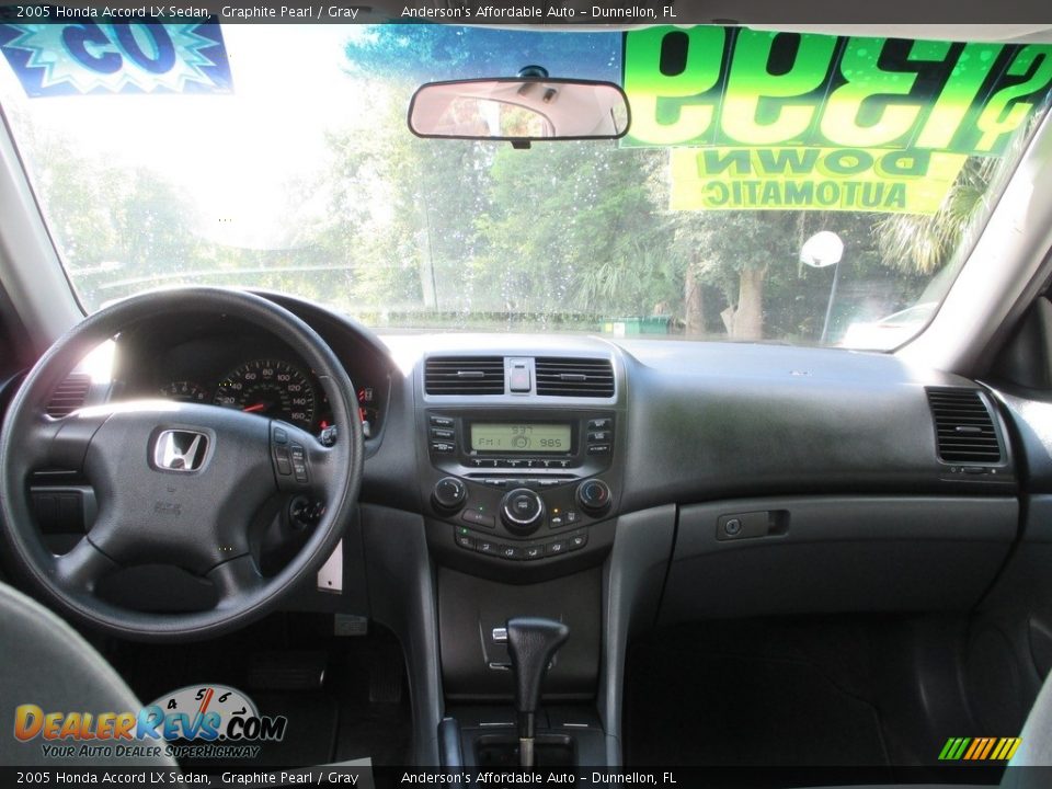 2005 Honda Accord LX Sedan Graphite Pearl / Gray Photo #10