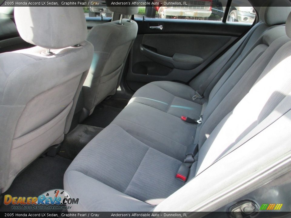 2005 Honda Accord LX Sedan Graphite Pearl / Gray Photo #11