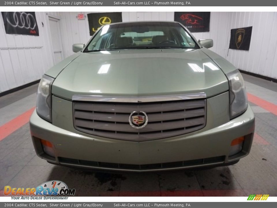 2004 Cadillac CTS Sedan Silver Green / Light Gray/Ebony Photo #4