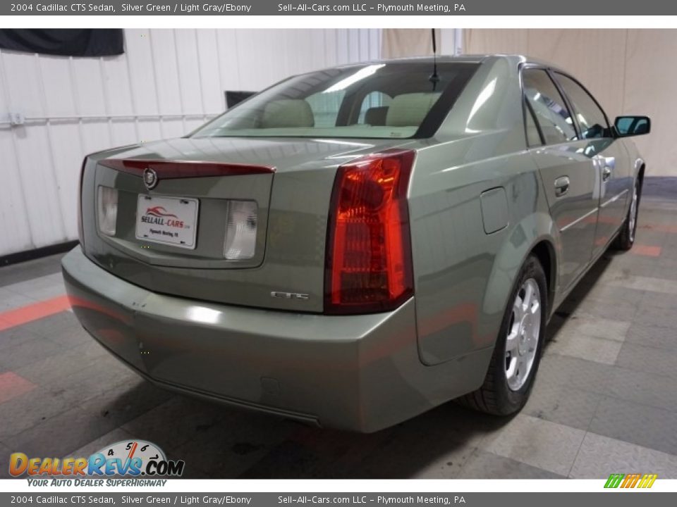 2004 Cadillac CTS Sedan Silver Green / Light Gray/Ebony Photo #8