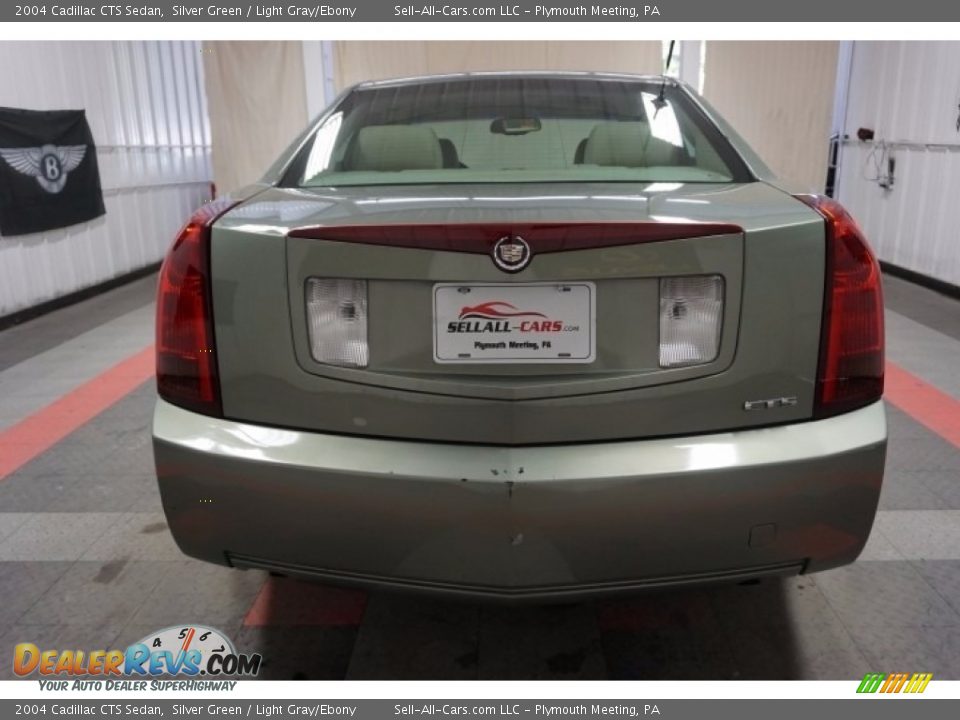 2004 Cadillac CTS Sedan Silver Green / Light Gray/Ebony Photo #9