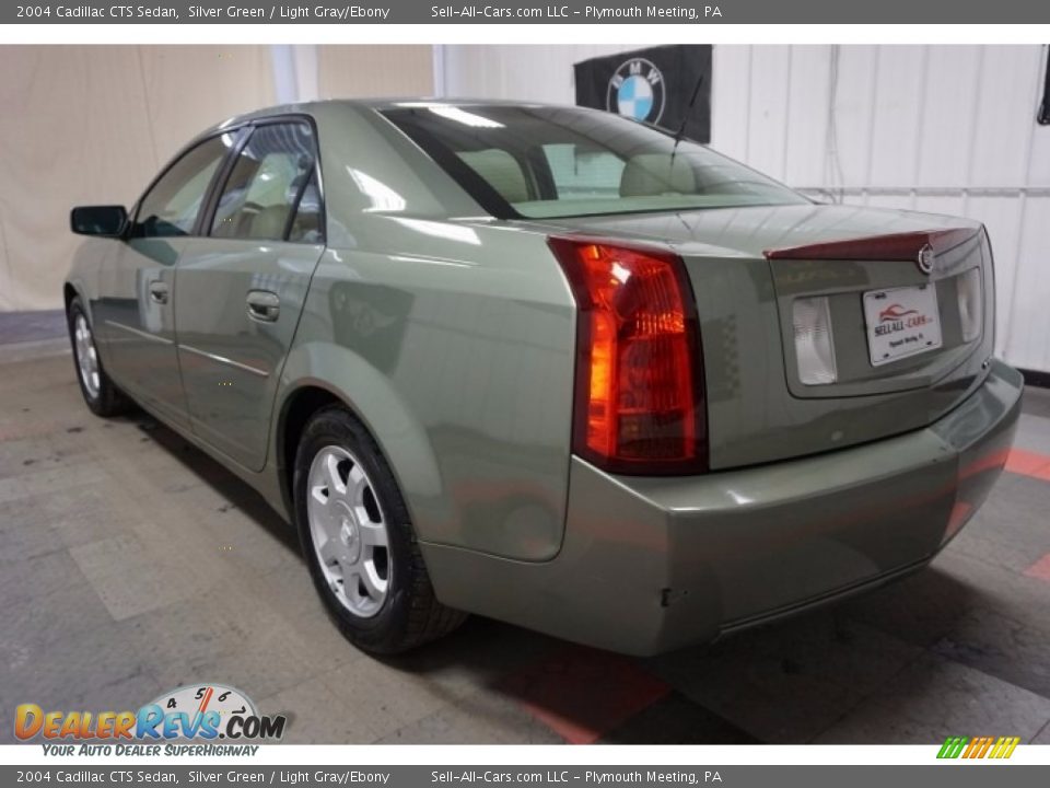 2004 Cadillac CTS Sedan Silver Green / Light Gray/Ebony Photo #10