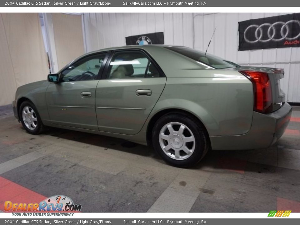 2004 Cadillac CTS Sedan Silver Green / Light Gray/Ebony Photo #11