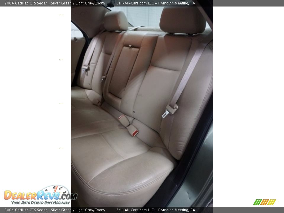 2004 Cadillac CTS Sedan Silver Green / Light Gray/Ebony Photo #21