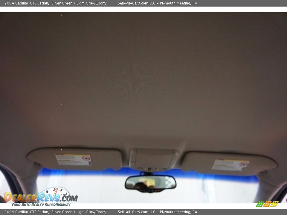 2004 Cadillac CTS Sedan Silver Green / Light Gray/Ebony Photo #24