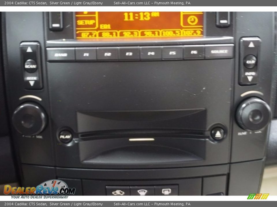 2004 Cadillac CTS Sedan Silver Green / Light Gray/Ebony Photo #36