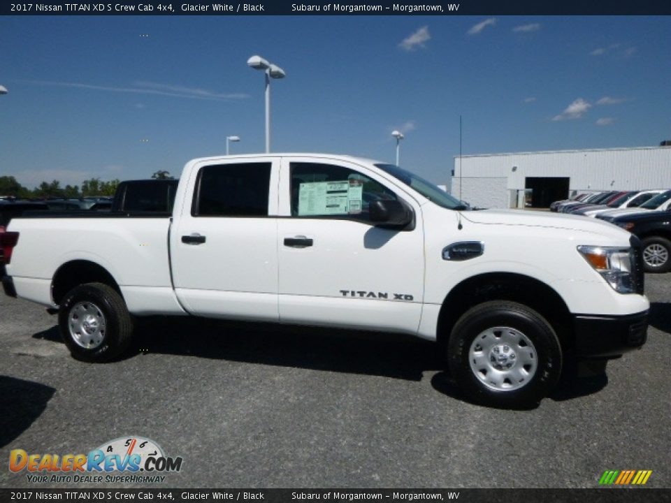 Glacier White 2017 Nissan TITAN XD S Crew Cab 4x4 Photo #2