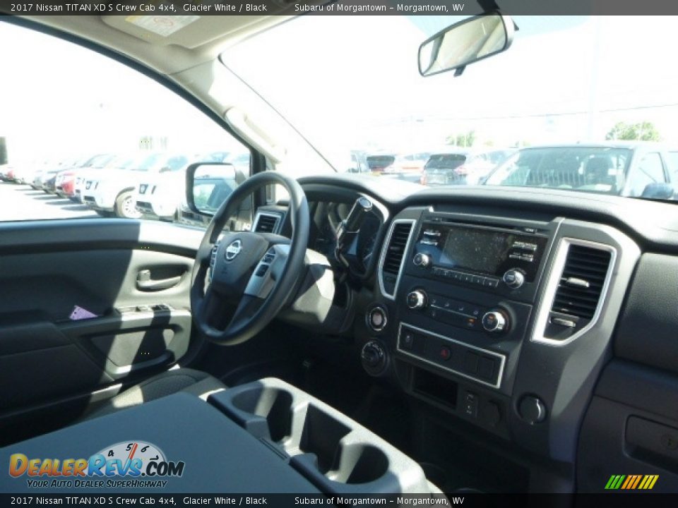 2017 Nissan TITAN XD S Crew Cab 4x4 Glacier White / Black Photo #4
