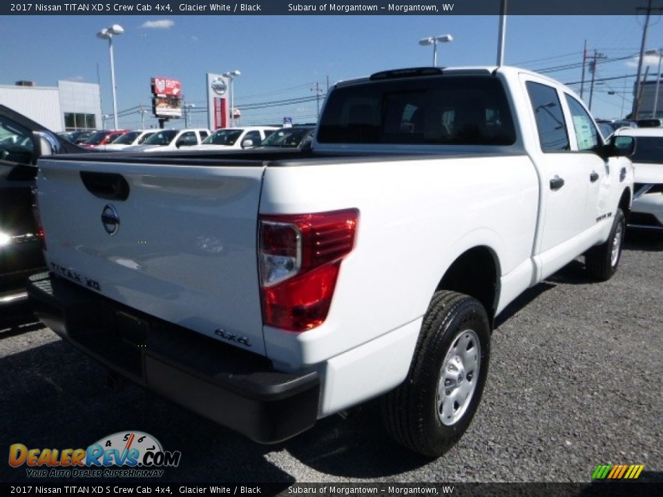 2017 Nissan TITAN XD S Crew Cab 4x4 Glacier White / Black Photo #7