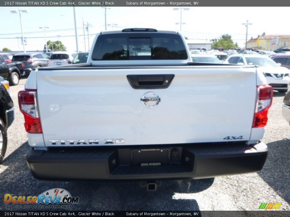 2017 Nissan TITAN XD S Crew Cab 4x4 Glacier White / Black Photo #8